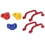 Columpios 2 unidades con rocas de escalada polietileno azul by , Accessories for swings and play structures - Ref: Foro24-910...