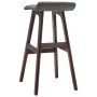 Taburetes de cocina 2 unidades tela gris oscuro de vidaXL, Taburetes de cocina - Ref: Foro24-249583, Precio: 100,50 €, Descue...