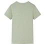 Kurzärmeliges Kinder-T-Shirt in hellem Khaki, Größe 140. von , Kinder-T-Shirts - Ref: Foro24-12008, Preis: 8,20 €, Rabatt: %