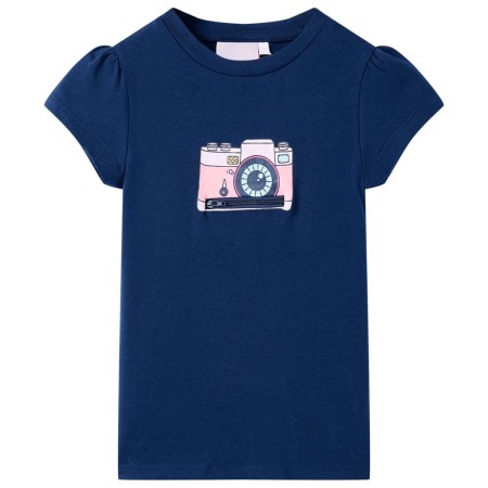 Kinder-T-Shirt in Marineblau, Größe 140. von , Kinder-T-Shirts - Ref: Foro24-10473, Preis: 8,54 €, Rabatt: %