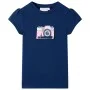 Camiseta infantil azul marino 140 by , Kids T-shirts - Ref: Foro24-10473, Price: 8,45 €, Discount: %