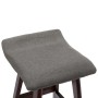 Küchenhocker 2 Einheiten aus dunkelgrauem Stoff von vidaXL, Küchenhocker - Ref: Foro24-249583, Preis: 101,75 €, Rabatt: %