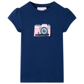 Camiseta infantil azul marino 116 by , Kids T-shirts - Ref: Foro24-10471, Price: 8,54 €, Discount: %