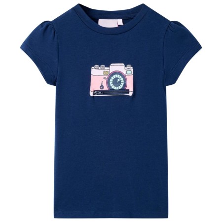Kinder-T-Shirt in Marineblau, Größe 116. von , Kinder-T-Shirts - Ref: Foro24-10471, Preis: 8,54 €, Rabatt: %