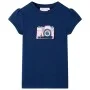 Kinder-T-Shirt in Marineblau, Größe 116. von , Kinder-T-Shirts - Ref: Foro24-10471, Preis: 8,45 €, Rabatt: %