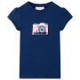 Kinder-T-Shirt in Marineblau, Größe 116. von , Kinder-T-Shirts - Ref: Foro24-10471, Preis: 8,54 €, Rabatt: %