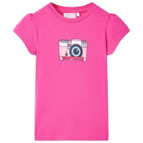 Camiseta infantil rosa oscuro 104 de , Camisetas para niños - Ref: Foro24-10465, Precio: 8,54 €, Descuento: %