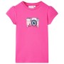 Camiseta infantil rosa oscuro 104 de , Camisetas para niños - Ref: Foro24-10465, Precio: 8,54 €