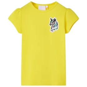 Kinder T-Shirt in leuchtendem Gelb, Größe 92. von , Kinder-T-Shirts - Ref: Foro24-10789, Preis: 8,52 €, Rabatt: %