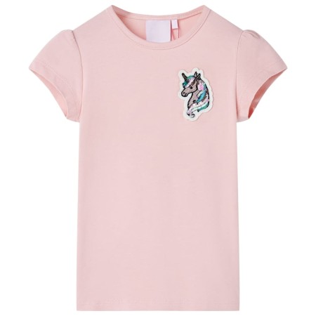 Kinder-T-Shirt in Hellrosa, Größe 128. von , Kinder-T-Shirts - Ref: Foro24-10782, Preis: 8,60 €, Rabatt: %