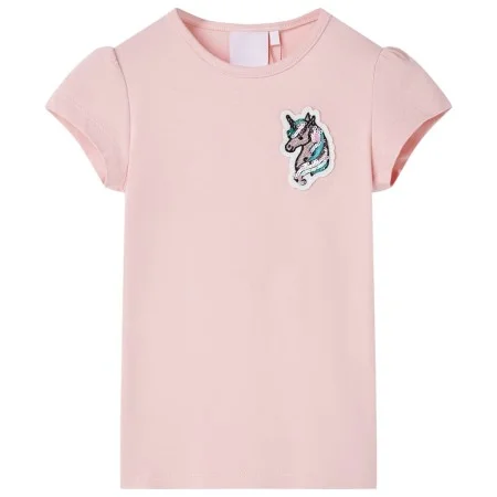 Camiseta infantil rosa claro 104 de , Camisetas para niños - Ref: Foro24-10780, Precio: 8,52 €, Descuento: %