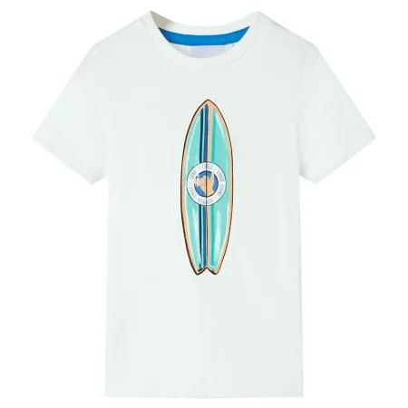 Kurzarm-T-Shirt für Kinder in Naturfarbe, Größe 92. von , Kinder-T-Shirts - Ref: Foro24-11809, Preis: 8,12 €, Rabatt: %