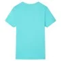 Camiseta infantil de manga corta color aguamarina 92 by , Kids T-shirts - Ref: Foro24-11814, Price: 8,12 €, Discount: %