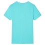 Kurzärmeliges Kinder-T-Shirt in aquamarinblauer Farbe, Größe 92. von , Kinder-T-Shirts - Ref: Foro24-11814, Preis: 8,20 €, Ra...
