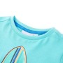 Kurzärmeliges Kinder-T-Shirt in aquamarinblauer Farbe, Größe 92. von , Kinder-T-Shirts - Ref: Foro24-11814, Preis: 8,20 €, Ra...