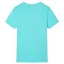 Kurzärmeliges Kinder-T-Shirt in aquamarinblau, Größe 116. von , Kinder-T-Shirts - Ref: Foro24-11816, Preis: 8,12 €, Rabatt: %