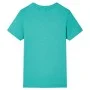 Camiseta infantil de manga corta color verde menta oscuro 116 by , Kids T-shirts - Ref: Foro24-11856, Price: 7,88 €, Discount: %