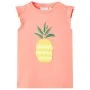 Camiseta infantil color coral neón 140 de , Camisetas para niños - Ref: Foro24-11288, Precio: 8,72 €, Descuento: %