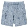 Pantalones cortos infantiles con cordón azul oscuro 104 de , Pantalones de niños - Ref: Foro24-12600, Precio: 10,06 €, Descue...