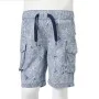 Pantalones cortos infantiles con cordón azul oscuro 104 de , Pantalones de niños - Ref: Foro24-12600, Precio: 10,06 €, Descue...