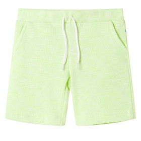 Pantalón corto infantil con cordón amarillo neón 92 de , Pantalones de niños - Ref: Foro24-12614, Precio: 9,53 €, Descuento: %