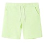 Pantalón corto infantil con cordón amarillo neón 92 by , kids pants - Ref: Foro24-12614, Price: 9,53 €, Discount: %