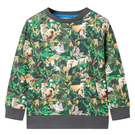 Kinder-Sweatshirt in hellem Petroleumblau, Größe 104. von , Kinder-T-Shirts - Ref: Foro24-12020, Preis: 12,91 €, Rabatt: %
