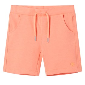 Pantalón corto infantil con cordón naranja neón 128 by , kids pants - Ref: Foro24-12062, Price: 10,55 €, Discount: %