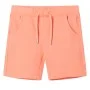Kurze Kinderhose mit neonorangefarbenem Kordelzug, Größe 128. von , Kinderhosen - Ref: Foro24-12062, Preis: 10,44 €, Rabatt: %