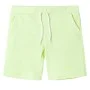 Pantalón corto infantil con cordón amarillo neón 116 de , Pantalones de niños - Ref: Foro24-12616, Precio: 9,44 €, Descuento: %