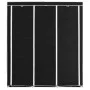 Armario con compartimentos y varillas tela negro 150x45x175 cm de vidaXL, Armarios roperos - Ref: Foro24-282453, Precio: 44,7...