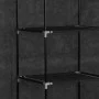 Armario con compartimentos y varillas tela negro 150x45x175 cm de vidaXL, Armarios roperos - Ref: Foro24-282453, Precio: 44,7...