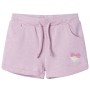 Pantalones cortos infantiles con cordón color lila mixto 92 by , kids pants - Ref: Foro24-10969, Price: 10,61 €, Discount: %