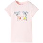 Zartrosa Kinder-T-Shirt 116 von , Kinder-T-Shirts - Ref: Foro24-11011, Preis: 8,28 €, Rabatt: %