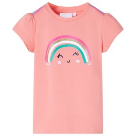 Camiseta infantil color coral claro 116 de , Camisetas para niños - Ref: Foro24-11116, Precio: 8,28 €, Descuento: %
