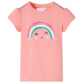 Hellkorallenfarbenes Kinder-T-Shirt 116 von , Kinder-T-Shirts - Ref: Foro24-11116, Preis: 8,19 €, Rabatt: %