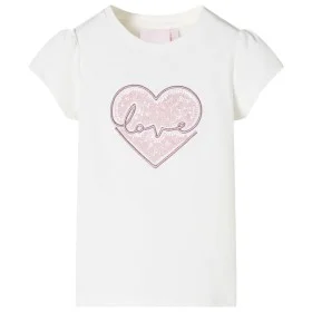 Ecru children's t-shirt 116 by , Kids T-shirts - Ref: Foro24-10481, Price: 8,45 €, Discount: %