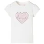 Ecru children's t-shirt 116 by , Kids T-shirts - Ref: Foro24-10481, Price: 8,45 €, Discount: %