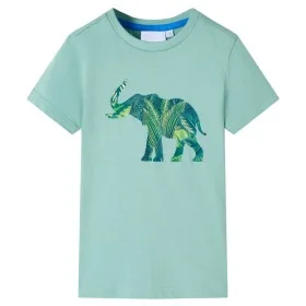 Light khaki children's t-shirt 140 by , Kids T-shirts - Ref: Foro24-12293, Price: 8,06 €, Discount: %