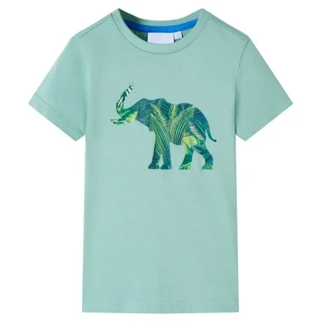 Hellkhakifarbenes Kinder-T-Shirt 116 von , Kinder-T-Shirts - Ref: Foro24-12291, Preis: 8,06 €, Rabatt: %
