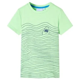 Camiseta infantil verde neón 92 de , Camisetas para niños - Ref: Foro24-12314, Precio: 8,12 €, Descuento: %