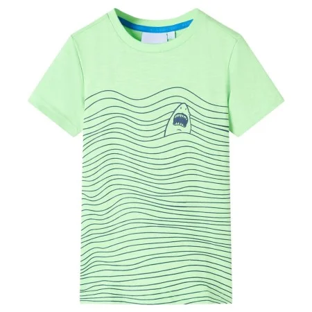 Camiseta infantil verde neón 92 de , Camisetas para niños - Ref: Foro24-12314, Precio: 8,12 €, Descuento: %
