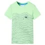 Camiseta infantil verde neón 92 de , Camisetas para niños - Ref: Foro24-12314, Precio: 8,12 €, Descuento: %