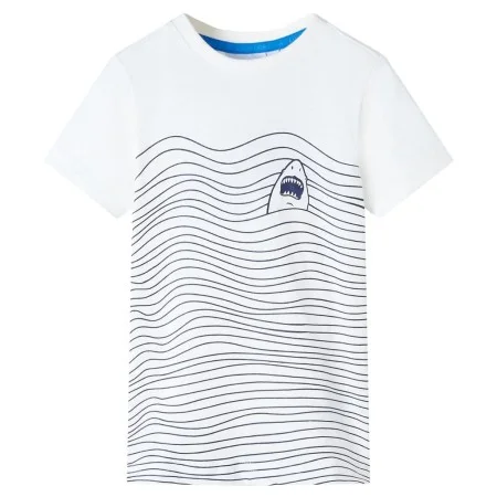 Ecrufarbenes Kinder-T-Shirt 140 von , Kinder-T-Shirts - Ref: Foro24-12323, Preis: 8,12 €, Rabatt: %