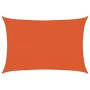 Toldo de vela naranja HDPE 160 g/m² 2,5x3,5 m