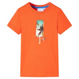 Dunkelorangefarbenes Kinder-T-Shirt 128 von , Kinder-T-Shirts - Ref: Foro24-12377, Preis: 8,28 €, Rabatt: %