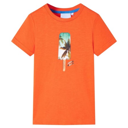 Dunkelorangefarbenes Kinder-T-Shirt 128 von , Kinder-T-Shirts - Ref: Foro24-12377, Preis: 8,28 €, Rabatt: %