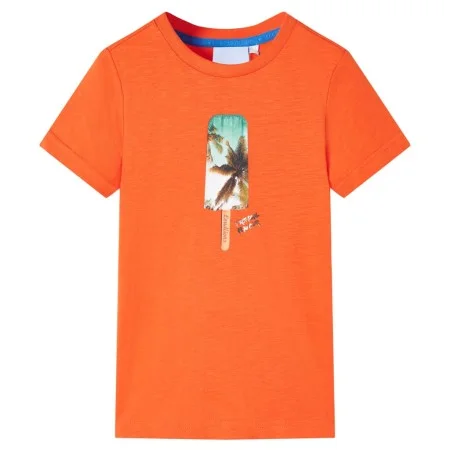 Dunkelorangefarbenes Kinder-T-Shirt 104 von , Kinder-T-Shirts - Ref: Foro24-12375, Preis: 8,19 €, Rabatt: %