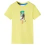 Gelbes Kinder-T-Shirt 128 von , Kinder-T-Shirts - Ref: Foro24-12382, Preis: 8,19 €, Rabatt: %