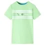 Camiseta infantil verde neón 128 de , Camisetas para niños - Ref: Foro24-12452, Precio: 8,12 €, Descuento: %